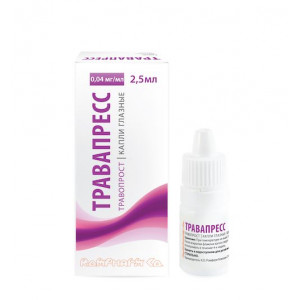 ТРАВАПРЕСС 0,04МГ/МЛ. 2,5МЛ. ГЛ.КАПЛИ ФЛ./КАП. ТРАВАПРЕСС 0,04МГ/МЛ. 2,5МЛ. ГЛ.КАПЛИ ФЛ./КАП.