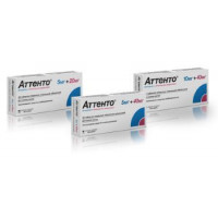 АТТЕНТО 10МГ.+40МГ. №28 ТАБ. П/П/О /БЕРЛИН ХЕМИ/