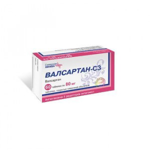 ВАЛСАРТАН-СЗ 80МГ. №60 ТАБ. П/П/О /СЕВЕРНАЯ ЗВЕЗДА/ ВАЛСАРТАН-СЗ 80МГ. №60 ТАБ. П/П/О /СЕВЕРНАЯ ЗВЕЗДА/