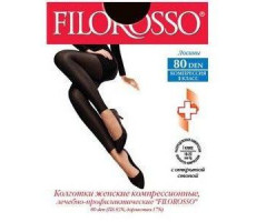 ФИЛОРОССО ЛОСИНЫ ЛЕЧ.-ПРОФ. 80DEN 1КЛ. Р.5 ЧЕРН. [FILOROSSO]