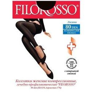 ФИЛОРОССО ЛОСИНЫ ЛЕЧ.-ПРОФ. 80DEN 1КЛ. Р.5 ЧЕРН. [FILOROSSO]