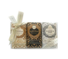 НЕСТИ ДАНТЕ МЫЛО НАБОР ЮБИЛЕЙНОЕ (ЗОЛ.+ПЛАТИН.+ЧЕРН.) 250Г. №3 [NESTI DANTE]