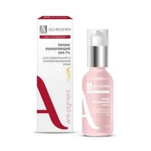 АХРОМИН ANTI-PIGMENT ПИЛИНГ ОБНОВЛ. АНА-КИСЛОТА 7% Д/НОРМ/КОМБ. КОЖИ 50МЛ. [ACHROMIN]