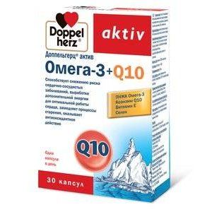 ДОППЕЛЬГЕРЦ АКТИВ ОМЕГА-3+Q10 №30 КАПС. ДОППЕЛЬГЕРЦ АКТИВ ОМЕГА-3+Q10 №30 КАПС.
