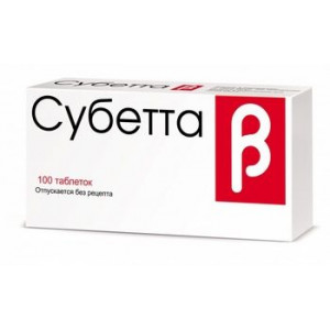 СУБЕТТА №100 ТАБ. Д/РАСС. СУБЕТТА №100 ТАБ. Д/РАСС.