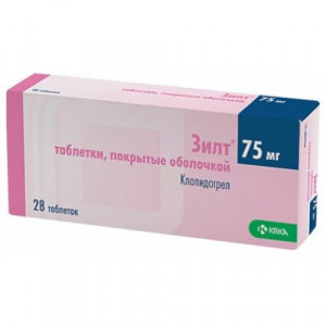 ЗИЛТ 75МГ. №28 ТАБ. П/П/О /KRKA/ ЗИЛТ 75МГ. №28 ТАБ. П/П/О /KRKA/