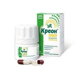 КРЕОН 10000 №50 КАПС. КШ/РАСТВ. ФЛ. /ЭББОТТ/ КРЕОН 10000 №50 КАПС. КШ/РАСТВ. ФЛ. /ЭББОТТ/