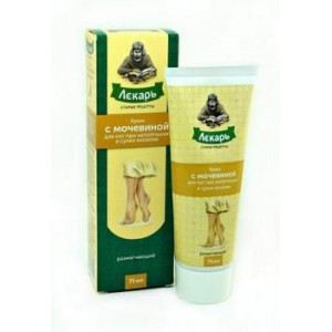ЛЕКАРЬ КРЕМ Д/НОГ ПРИ НАТОПТ. И СУХ.МОЗОЛЯХ МОЧЕВИНА РАЗМЯГЧ. 75МЛ. ТУБА ЛЕКАРЬ КРЕМ Д/НОГ ПРИ НАТОПТ. И СУХ.МОЗОЛЯХ МОЧЕВИНА РАЗМЯГЧ. 75МЛ. ТУБА