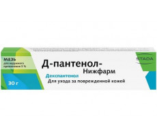 Д-ПАНТЕНОЛ-НИЖФАРМ 5% 30Г. МАЗЬ Д/НАРУЖ.ПРИМ. ТУБА