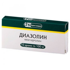 ДИАЗОЛИН 100МГ. №10 ДРАЖЕ /ФАРМСТАНДАРТ-УФАВИТА/ ДИАЗОЛИН 100МГ. №10 ДРАЖЕ /ФАРМСТАНДАРТ-УФАВИТА/