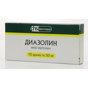 ДИАЗОЛИН 50МГ. №10 ДРАЖЕ /ФАРМСТАНДАРТ-УФАВИТА/ ДИАЗОЛИН 50МГ. №10 ДРАЖЕ /ФАРМСТАНДАРТ-УФАВИТА/