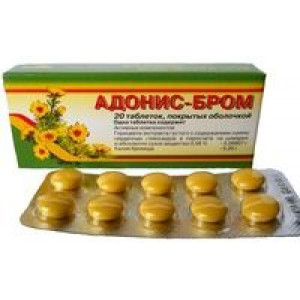 АДОНИС-БРОМ №20 ТАБ. П/О /ВИФИТЕХ/ АДОНИС-БРОМ №20 ТАБ. П/О /ВИФИТЕХ/