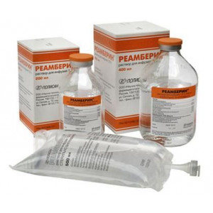 РЕАМБЕРИН 1,5% 500МЛ. №5 Р-Р Д/ИНФ. КОНТ. П/Э /ПОЛИСАН/ РЕАМБЕРИН 1,5% 500МЛ. №5 Р-Р Д/ИНФ. КОНТ. П/Э /ПОЛИСАН/