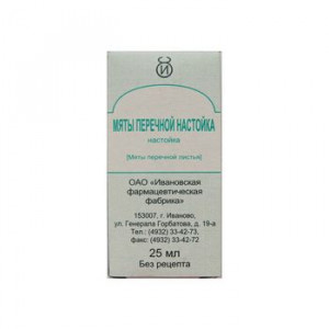 МЯТЫ ПЕРЕЧНОЙ НАСТОЙКА 25МЛ. ФЛ. И/У /ИВАНОВСКАЯ ФФ/ МЯТЫ ПЕРЕЧНОЙ НАСТОЙКА 25МЛ. ФЛ. И/У /ИВАНОВСКАЯ ФФ/