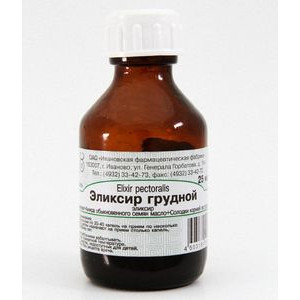 ЭЛИКСИР ГРУДНОЙ 25МЛ. ФЛ. /ИВАНОВСКАЯ ФФ/ ЭЛИКСИР ГРУДНОЙ 25МЛ. ФЛ. /ИВАНОВСКАЯ ФФ/