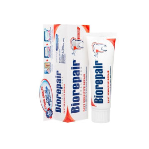 БИОРЕПАИР ЗУБ.ПАСТА ФАСТ СЕНСИТИВ РЕПЕА Д/ЧУВСТВ.ЗУБОВ 75МЛ. [BIOREPAIR] (БЛАНКС)