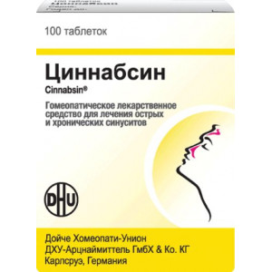 ЦИННАБСИН №100 ТАБ. Д/РАСС. ГОМЕОПАТ. ЦИННАБСИН №100 ТАБ. Д/РАСС. ГОМЕОПАТ.