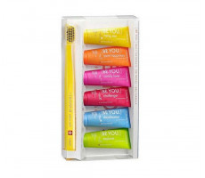 КУРАПРОКС НАБОР БИ Ю (ЗУБ.ПАСТА 10МЛ. №6 ВКУСОВ + ЗУБ.ЩЕТКА СМАРТ ДЕТ.) [CURAPROX]