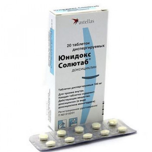 ЮНИДОКС СОЛЮТАБ 100МГ. №20 ТАБ.ДИСПЕРГ. /АСТЕЛЛАС/ ЮНИДОКС СОЛЮТАБ 100МГ. №20 ТАБ.ДИСПЕРГ. /АСТЕЛЛАС/