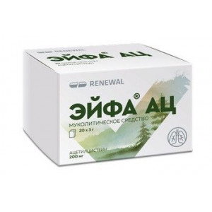 ЭЙФА АЦ 200МГ. 3Г. №20 ГРАН. Д/Р-РА Д/ПРИЕМА ВНУТРЬ ПАК. САШЕ /ОБНОВЛЕНИЕ/ ЭЙФА АЦ 200МГ. 3Г. №20 ГРАН. Д/Р-РА Д/ПРИЕМА ВНУТРЬ ПАК. САШЕ /ОБНОВЛЕНИЕ/