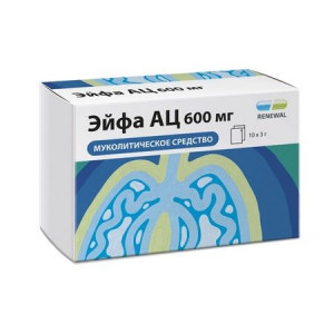 ЭЙФА АЦ 600МГ. 3Г. №10 ГРАН. Д/Р-РА Д/ПРИЕМА ВНУТРЬ ПАК. САШЕ /ОБНОВЛЕНИЕ/ ЭЙФА АЦ 600МГ. 3Г. №10 ГРАН. Д/Р-РА Д/ПРИЕМА ВНУТРЬ ПАК. САШЕ /ОБНОВЛЕНИЕ/