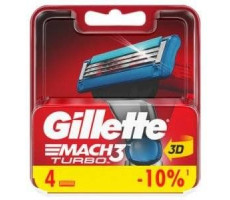 ЖИЛЛЕТ МАЧ 3 ТУРБО КАССЕТЫ №4 [GILLETTE]