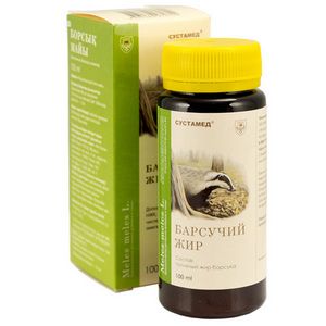 СУСТАМЕД БАРСУЧИЙ ЖИР 100МЛ. СУСТАМЕД БАРСУЧИЙ ЖИР 100МЛ.