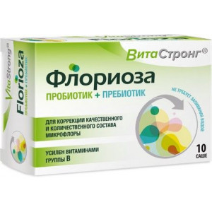 ВИТАСТРОНГ ФЛОРИОЗА 1,7Г. №10 ПОР. САШЕ ВИТАСТРОНГ ФЛОРИОЗА 1,7Г. №10 ПОР. САШЕ