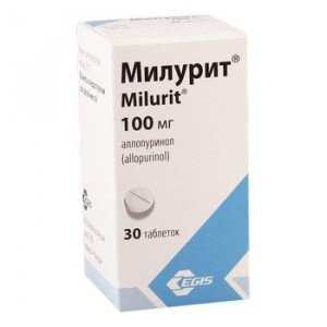МИЛУРИТ 100МГ. №50 ТАБ. /ЭГИС/ МИЛУРИТ 100МГ. №50 ТАБ. /ЭГИС/