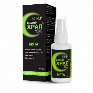 ДОКТОР ХРАПЭКС СПРЕЙ МЯТА 60МЛ. ДОКТОР ХРАПЭКС СПРЕЙ МЯТА 60МЛ.