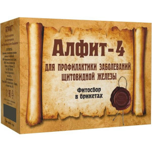 АЛФИТ-4 СБОР Д/ЩИТОВИДНОЙ ЖЕЛЕЗЫ 2Г. №30Х2 (120Г.) АЛФИТ-4 СБОР Д/ЩИТОВИДНОЙ ЖЕЛЕЗЫ 2Г. №30Х2 (120Г.)