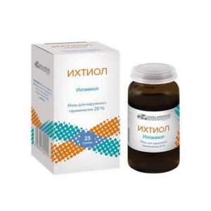 ИХТИОЛОВАЯ 20% 25Г. МАЗЬ Д/НАРУЖ.ПРИМ. БАНКА /УСОЛЬЕ-СИБИРСКОЕ ХФ/