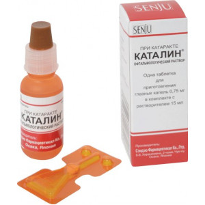 КАТАЛИН 750МГ. №1 ТАБ. +15МЛ. Р-ЛЬ ГЛ.КАПЛИ КАТАЛИН 750МГ. №1 ТАБ. +15МЛ. Р-ЛЬ ГЛ.КАПЛИ