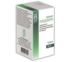 РЕМДЕФОРМ 100МГ. №1 ЛИОФ. Д/КОНЦ. Д/Р-РА Д/ИНФ. ФЛ. /ФАРМАСИНТЕЗ/