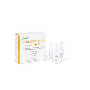 ХОНДРОИТИН СУЛЬФАТ-ЭЛЛАРА 100МГ. №10 ЛИОФ. Д/Р-РА Д/В/М АМП. ХОНДРОИТИН СУЛЬФАТ-ЭЛЛАРА 100МГ. №10 ЛИОФ. Д/Р-РА Д/В/М АМП.