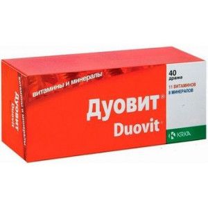 ДУОВИТ №40 ТАБ. П/П/О /KRKA/ ДУОВИТ №40 ТАБ. П/П/О /KRKA/