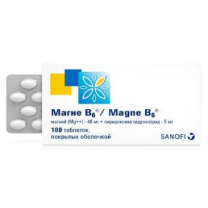 МАГНЕ В6 №180 ТАБ. П/О МАГНЕ В6 №180 ТАБ. П/О