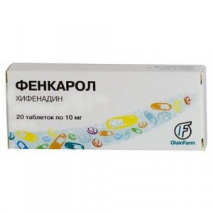 ФЕНКАРОЛ 10МГ. №20 ТАБ. /ОЛАЙНФАРМ/ ФЕНКАРОЛ 10МГ. №20 ТАБ. /ОЛАЙНФАРМ/