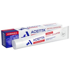 АСЕПТА ПАРОДОНТАЛ ЗУБ.ПАСТА ЭКСТРА СЕНСИТИВ 75МЛ. АСЕПТА ПАРОДОНТАЛ ЗУБ.ПАСТА ЭКСТРА СЕНСИТИВ 75МЛ.