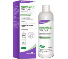 МИРАМЕД ЭВАЛАР 0,01% 150МЛ. Р-Р Д/МЕСТ. И НАРУЖ.ПРИМ. ФЛ. +НАСАДКА-РАСПЫЛИТЕЛЬ /ЭВАЛАР/