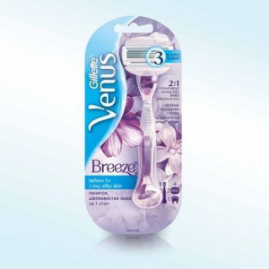 ЖИЛЛЕТ ВЕНУС СТАНОК БРИЗ+2 КАССЕТЫ [GILLETTE]