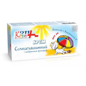 911-КИДС КРЕМ СОЛНЦЕЗАЩ. SPF40 150МЛ. 911-КИДС КРЕМ СОЛНЦЕЗАЩ. SPF40 150МЛ.