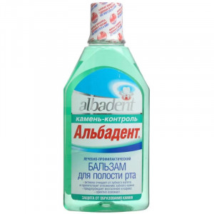 АЛЬБАДЕНТ БАЛЬЗАМ Д/ПОЛОСТИ РТА КАМЕНЬ-КОНТРОЛЬ 400МЛ. ФЛ. АЛЬБАДЕНТ БАЛЬЗАМ Д/ПОЛОСТИ РТА КАМЕНЬ-КОНТРОЛЬ 400МЛ. ФЛ.