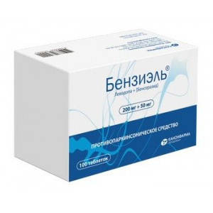 БЕНЗИЭЛЬ 200МГ+50МГ. №100 ТАБ. /КАНОНФАРМА/ БЕНЗИЭЛЬ 200МГ+50МГ. №100 ТАБ. /КАНОНФАРМА/