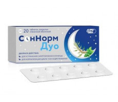 СОННОРМ ДУО №20 ТАБ. П/П/О /ФАРМСТАНДАРТ/