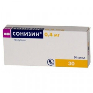 СОНИЗИН 0,4МГ. №30 КАПС. МОДИФ.ВЫСВ. /ГЕДЕОН РИХТЕР/ СОНИЗИН 0,4МГ. №30 КАПС. МОДИФ.ВЫСВ. /ГЕДЕОН РИХТЕР/