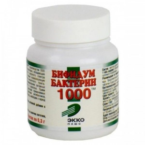 БИФИДУМБАКТЕРИН-1000 300МГ. №30 ТАБ. /ЭККО ПЛЮС/ БИФИДУМБАКТЕРИН-1000 300МГ. №30 ТАБ. /ЭККО ПЛЮС/