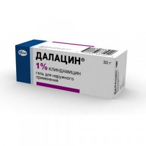 ДАЛАЦИН 1% 30Г. ГЕЛЬ Д/НАРУЖ.ПРИМ. ТУБА ДАЛАЦИН 1% 30Г. ГЕЛЬ Д/НАРУЖ.ПРИМ. ТУБА