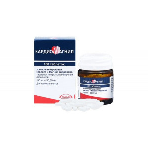 КАРДИОМАГНИЛ 150МГ.+30,39МГ. №100 ТАБ. КАРДИОМАГНИЛ 150МГ.+30,39МГ. №100 ТАБ.