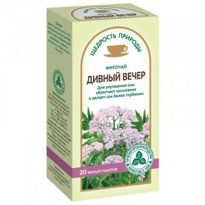 ЩЕДРОСТЬ ПРИРОДЫ ЧАЙ ДИВНЫЙ ВЕЧЕР 2Г. №20 ПАК. /КРАСНОГОРСК/ ЩЕДРОСТЬ ПРИРОДЫ ЧАЙ ДИВНЫЙ ВЕЧЕР 2Г. №20 ПАК. /КРАСНОГОРСК/